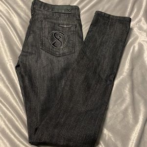 Women’s Dylan George Black/Grey Skinny, Size 26